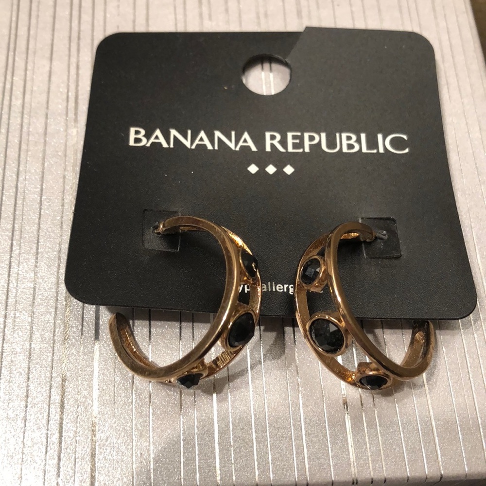 Banana Republic hoop earrings
